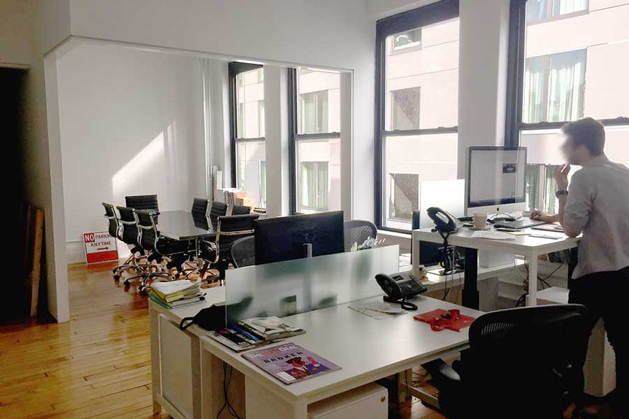 1,100 sq ft – Architecture Firm Leases Office in Chelsea